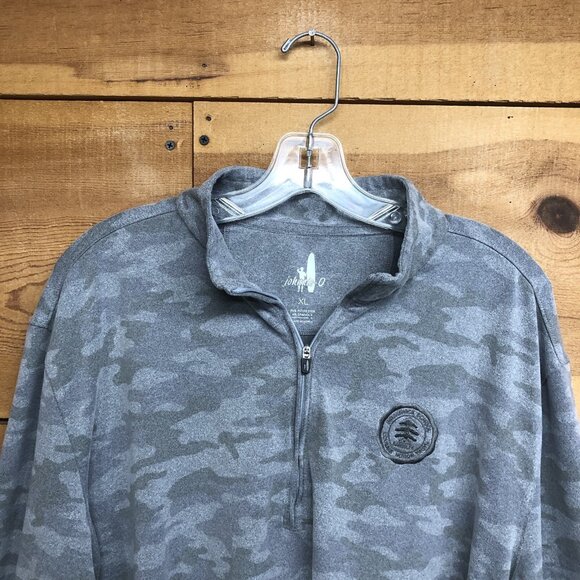Johnnie-O 1/4 Zip Pullover Golf Performance Sweatshirt Mens Size XL Camouflage - Picture 2 of 11
